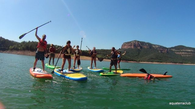 Bautizo Paddle Surf - SUP en el pantano de Sau