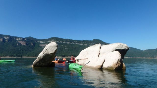 Ruta integral en kayak por el pantano de Sau